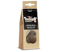 GlasGarten Crispy Caves | Taille M / 2 pcs - cavités comestibles pour crevettes d'ornement, 2en1 = cachette & Place pour la Nourriture, Riche en Fibres avec Fibres de Bois & Feuilles de Noyer