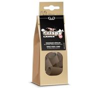 GlasGarten Crispy Caves | Taille M / 6 pcs - cavités comestibles pour crevettes d'ornement, 2en1 = cachette & Place pour la Nourriture, Riche en Fibres avec Fibres de Bois & Feuilles de Noyer