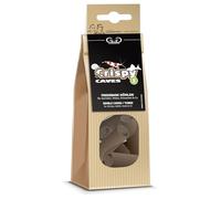 GlasGarten Crispy Caves | Taille S / 9 pcs - cavités comestibles pour crevettes d'ornement, 2en1 = cachette & Place pour la Nourriture, Riche en Fibres avec Fibres de Bois & Feuilles de Noyer