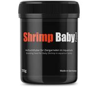 GlasGarten Shrimp Baby Food | 70g - Nourriture Fine pour l'élevage des bébés crevettes, fabriquée avec Soin & Nourriture en poussière 100% conglomérée