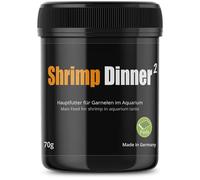 GlasGarten Shrimp Dinner 2 | 70g - Aliment Premium pour crevettes, Aliment Principal pour crevettes d'ornement, pressé à partir d'ingrédients 100% naturels, séché avec Soin