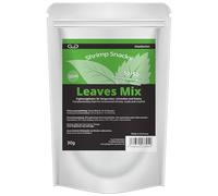 GlasGarten Shrimp Snacks Leaves Mix | 30g - décomposition relativement Rapide = Pas de Stress Alimentaire, composé de 50% de Feuilles d'ortie / 50% de Feuilles de Noyer