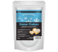 GlasGarten Shrimp Snacks Snow Flakes potiron + Carotte | 30g - Nuggets se décomposant Rapidement en Petits Flocons, à Base de 90% de Son de soja Bio, 10% de potiron & Carotte