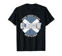 Glasgow Scotland Drapeau écossais Vintage T-Shirt
