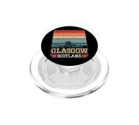 Glasgow Scotland Retro Vintage Sunset Skyline Glasgow PopSockets PopGrip pour MagSafe