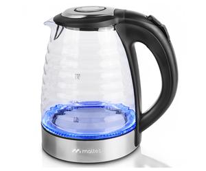Glaskessel elektrisch 2200W 1,7L LED-Beleuchtung Sedimentfilter Boily1000-SL