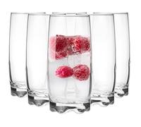 Glasmark KROSNO 1992 Ensemble De 6 Pièces 350 ml Grand Verre Convient Au Lave Vaisselle Résistant Eau Jus Boissons