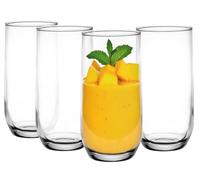 Glasmark KROSNO 1992 Lot de 4 à boisson Long Drink de 400 ml à eau à cocktail Verre Highball Passe au lave-vaisselle