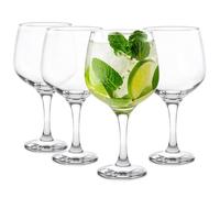 Glasmark KROSNO 1992 Lot de 4 s à 650 ml, grands s à blanc, s à rouge, cocktail, eau, glace, dessert, transparent, passe au lave-vaisselle