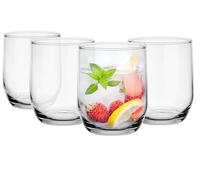 Glasmark KROSNO 1992 Lot de 4 verres à eau 280 ml Verres à cocktail Verres à jus Verre à eau Passe au lave-vaisselle