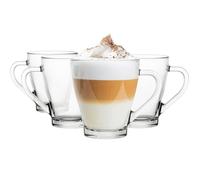 Glasmark KROSNO 1992 Set de s à café avec anse, 4 pièces, 200 ml, tasse à café, tasse à thé, passe au lave-vaisselle
