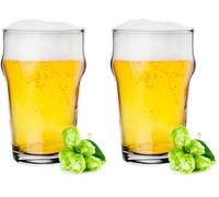 Glasmark KROSNO 1992 Verres à Bière Pinte 0,3 Litre Verre à Bière pour Craft Beer British Pint 6x300 ml (Lot de 2)