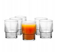 Glasmark KROSNO 1992 Verres à Cocktail Ensemble De Verres 6 Pièces Résistant Au Lave Vaisselle Transparent 320 ml
