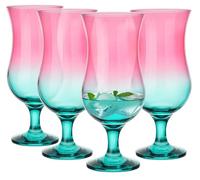 Glasmark KROSNO, 420 ml, lot de 4, verre pour cocktails alcoolisés, à long drink, à cocktail, à boire, de fête, parfaits pour la maison, les restaurants