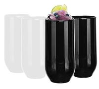 Glasmark KROSNO, 430 ml, lot de 4, à boire, à long drink, à eau, à jus, à cocktail, passent au lave-vaisselle, parfaits pour la maison, les restaurants et les fêtes