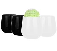 Glasmark KROSNO, 430 ml, lot de 4, s à boire, s à long drink, s à eau, s à jus, s à cocktail, passent au lave-vaisselle, parfaits pour la maison, les restaurants et les fêtes