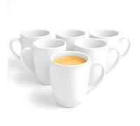Glasmark Krosno À Café Set De 6 s En Blanche À Thé En Céramique À Boire 300Ml