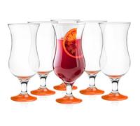 Glasmark Krosno Cocktail Set De 6 À Cocktail 420Ml Verre À Cocktail Gin Eau Orange