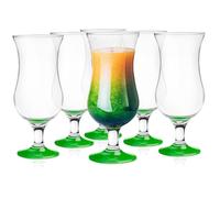 Glasmark Krosno Cocktail Set De 6 À Cocktail 420Ml Verre À Cocktail Gin Eau Vert