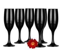 Glasmark Krosno Lot de 6 flûtes à champagne 150 ml - Design original - Passe au lave-vaisselle - Forme et style uniques - Parfait pour la maison, les restaurants et les fêtes