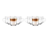 Glasmark Krosno Verre A Eau Ensemble De 6 À Eau À Café À Thé À Cappuccino 250Ml (Lot de 2)