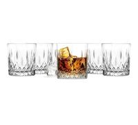 Glasmark Krosno Verre À Whisky Set Verre A Whisky 6X280Ml Verre Rhum Accessoires Pour Les Amateurs De Whisky Transparent