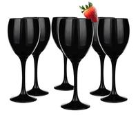Glasmark Lot De 6 Verres à Vin Blanc à Vin Rouge Design Original Passe Au Lave-Vaisselle Forme Et Style Uniques Parfaits Pour La Maison Les Restaurants Et Les Fêtes 300 ml