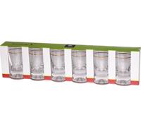 GLASMARK Set de 6 shots de vodka avec bandeau doré - 25ml
