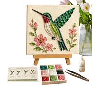 Glass Art Kit - DIY Flower and Bird Sunlight Catcher Decoration