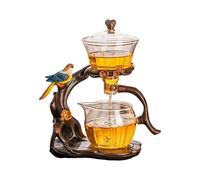 Glass Automatic Tea Set for Household Light Luxury High-End Teacup Magnetic Teapot Lazy Tea Maker