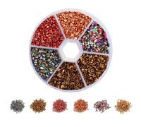Glass Beads Filling for DIY Epoxy Mold Irregular Broken Stone Nail Art Decoration Jewelry Making 60g/Box