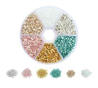 Glass Beads Filling for DIY Epoxy Mold Irregular Broken Stone Nail Art Decoration Jewelry Making 60g/Box