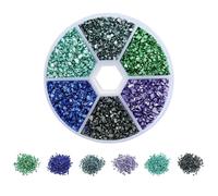 Glass Beads Filling for DIY Epoxy Mold Irregular Broken Stone Nail Art Decoration Jewelry Making 60g/Box