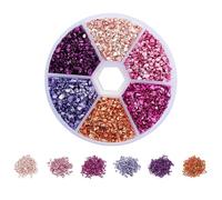 Glass Beads Filling for DIY Epoxy Mold Irregular Broken Stone Nail Art Decoration Jewelry Making 60g/Box