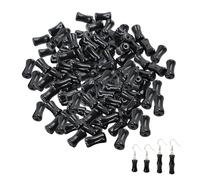 Glass Beads Set - 50 Pieces Craft Beads | Glass Jewelry Making - Black Pendant DIY Bead for Necklace Design Art Projects Hobby Classroom Creative Workshop Use