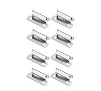 Glass Bed Clips Stainless Steel Silver 3D Clamps For Ender 3 Series 5 CR-10(8PCS)