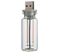 Glass Bedside Lamp - LED Touch Control Retro Nightlight | Touch-sensitive Ambient, Multi-functional Decorative Ambient Light, Dimmable No Glare Warm Lighting Lamp For Bedroom Home Office R