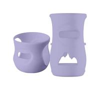 Glass Bottle Protector - Silicone Milk Bottle Sleeve, Food Grade Heat
