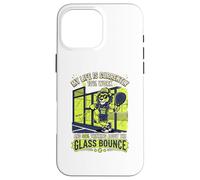 Glass Bounce Ironic Joueur de Tournoi de Padel Coque pour iPhone 16 Pro Max