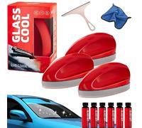 Glass Cool Lot de 3 nettoyeurs de pare-brise puissants pour pare-brise et dissolvant de film d'huile pour toutes les surfaces en verre