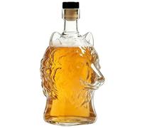 Glass Decanter - Wolf Head Shape Glass Beer Decanter