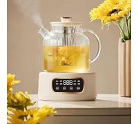 Glass Electric Kettle, 1.5L Glass Electric Kettle, 9-in-1 Multi-Function Tea Maker For Soup, Porridge, Herbal Tea, Stainless Steel Base,Multifunctional For Coffee, Office And Home Use