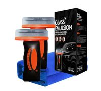 Glass Emulsion Cleaner, Handheld Glass Oil-Film Remover, Multi-Surface Oil Film Cleaning Brush Board (2Pcs)