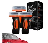 Glass Emulsion Cleaner | q4 Glass Guard Technology | Streak-Free Formula for Windows Windshields an Eco-Friendly Strength (3pcs)