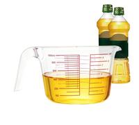 Glass Measuring Cup | Métric-imperial Measurement Jug Tool Household For Kitchen Cooking Home Apartment Restaurant Dining Room Boisson Dessert Pastry