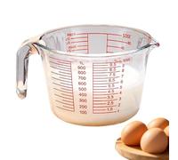 Glass Measuring Cup | Safe Portable Clear Measurement Container | Liquid Measuring Container | for Oven Dishwasher Freezer Measurement Baking Cooking Kitchen Home House