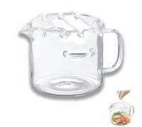 Glass Microwave Bacon Cooker(2.1L/74Oz),Transparent glass health pot,Heat-resistant high borosilicate glass cookware Suitable for microwave ovens (1pcs)