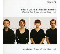 Glass, Nyman : Œuvres pour Quatuor de Saxophones. Sonic.Art.