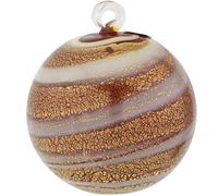 Glass Of Venice Décoration de Noël en verre de Murano - Boule galaxie - Or rouge