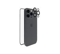 TIGER GLASS Plus Pack Camera Lens + Verre TREMPE Recycle iPhone 16 Pro - Protection Ecran et Caméra, Verre recyclé Ultra Résistant 9H+, Anti-Traces de Doigt, Pose Facile, Garantie à Vie